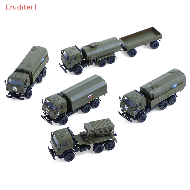 [EruditerT] 1/72 Russia KAMAZ-5350 โมเดลรถบรรทุกทหาร ของเล่นสําหรับเด็ก [ใหม่]
