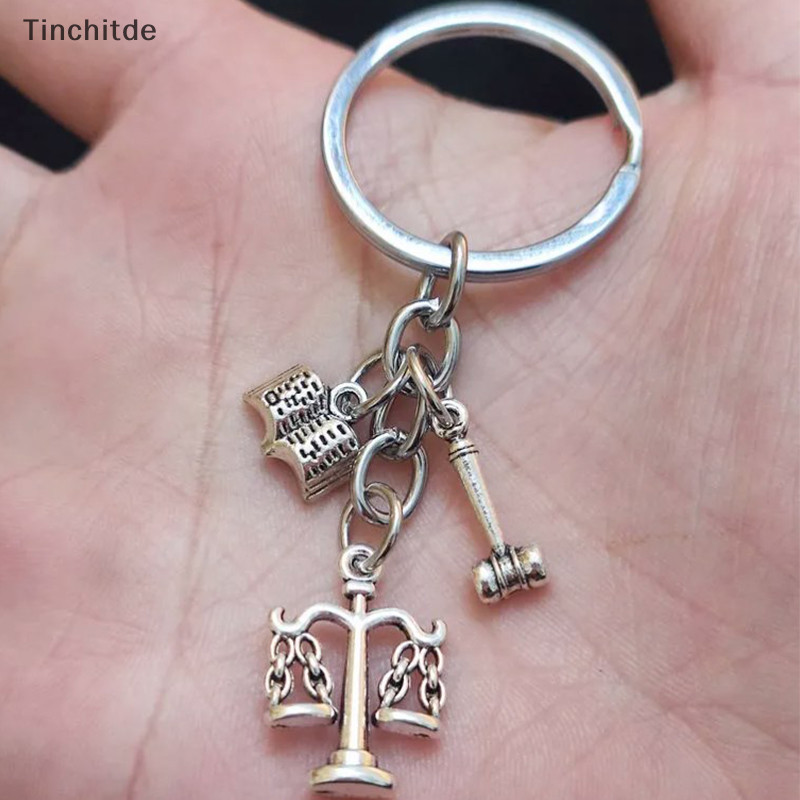 [Tinchitde] พวงกุญแจ จี้หนังสือ แฮนด์เมด DIY สําหรับทนายความ