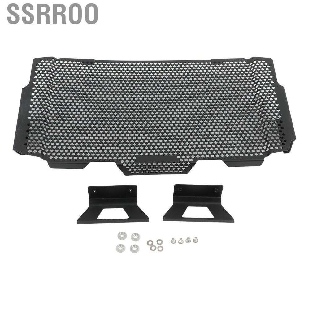 Ssrroo Oil Cooler Protective Cover Motorcycle Radiator Grille Stainless Steel for Motorbike