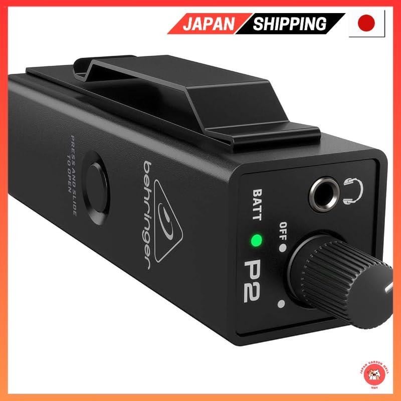 【ส่งตรงจากญี่ปุ่น】Behringer เครื่องขยายเสียงหูฟัง ใช้แบตเตอรี่ P2 Behringer Powerplay P2 สีดํา
