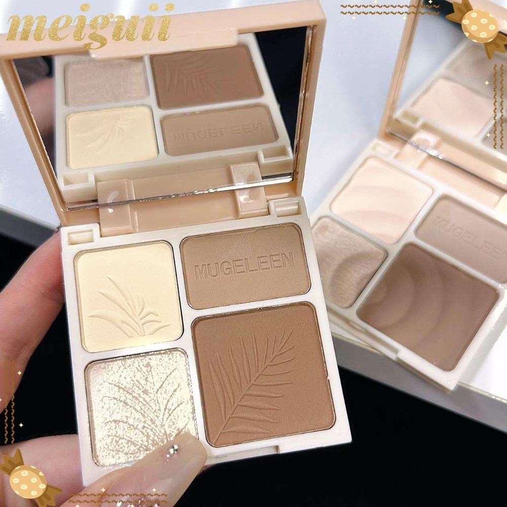 Meiguii พาเลทบรอนเซอร์ ไฮไลท์ เนื้อแมตต์ ติดทนนาน สําหรับแต่งหน้า