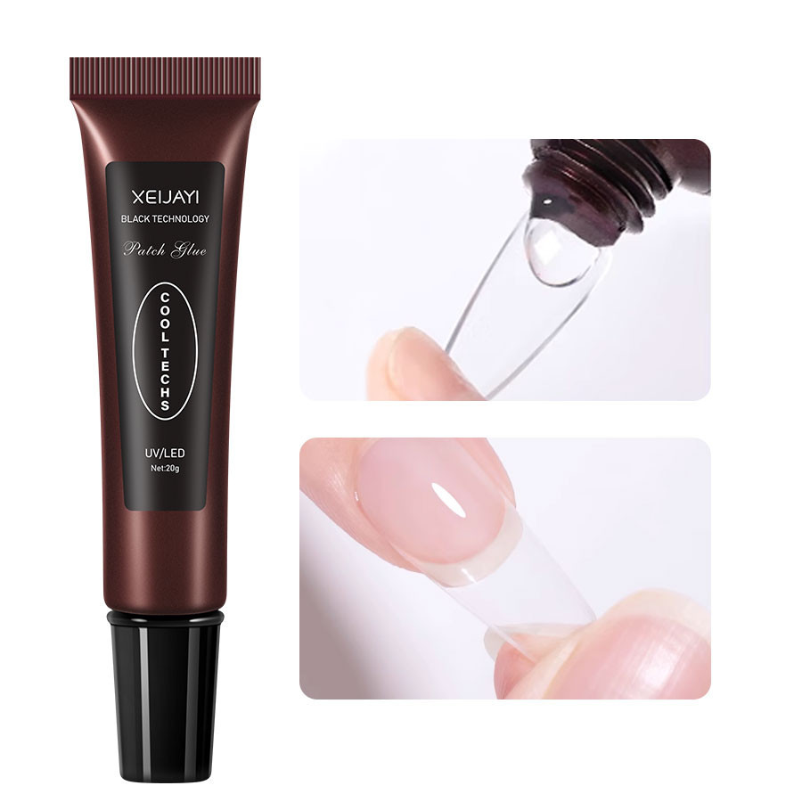 20กรัมใสเล็บนุ่มเคล็ดลับเจลโปแลนด์สําหรับเล็บปลอมกาวยูวีเล็บขยายฟังก์ชั่นการออกแบบเล็บเครื่องมือ