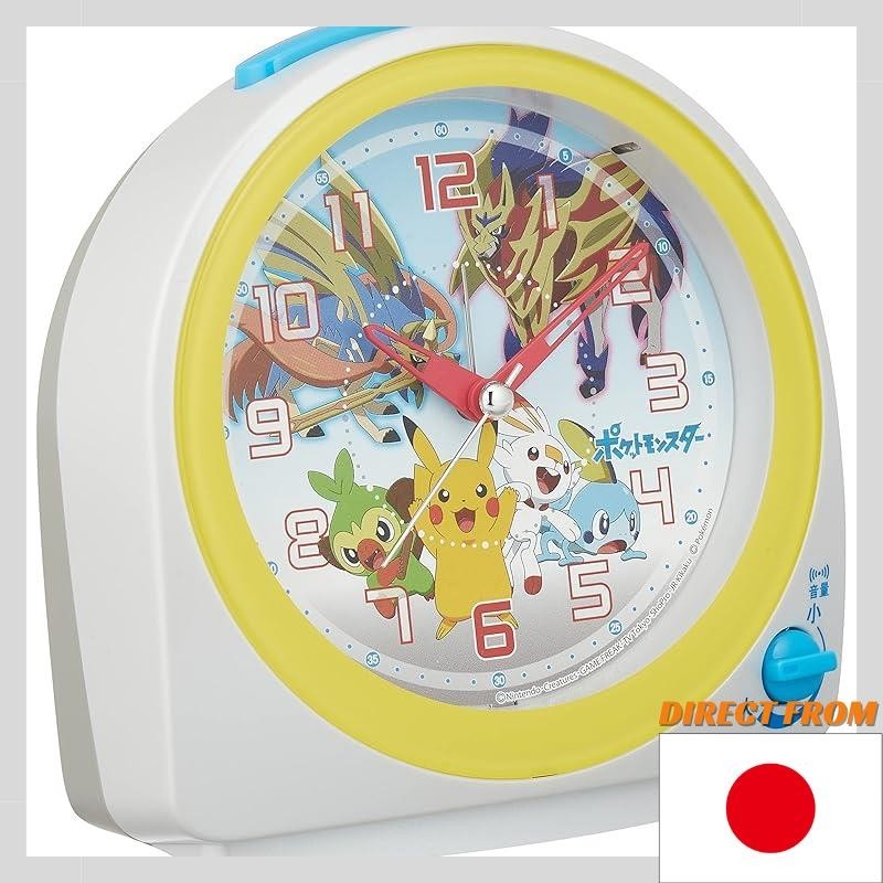 นาฬิกาปลุก Seiko ประดับไข่มุก สีขาว ขนาด 130X127 X 71 มม. Cq422W
