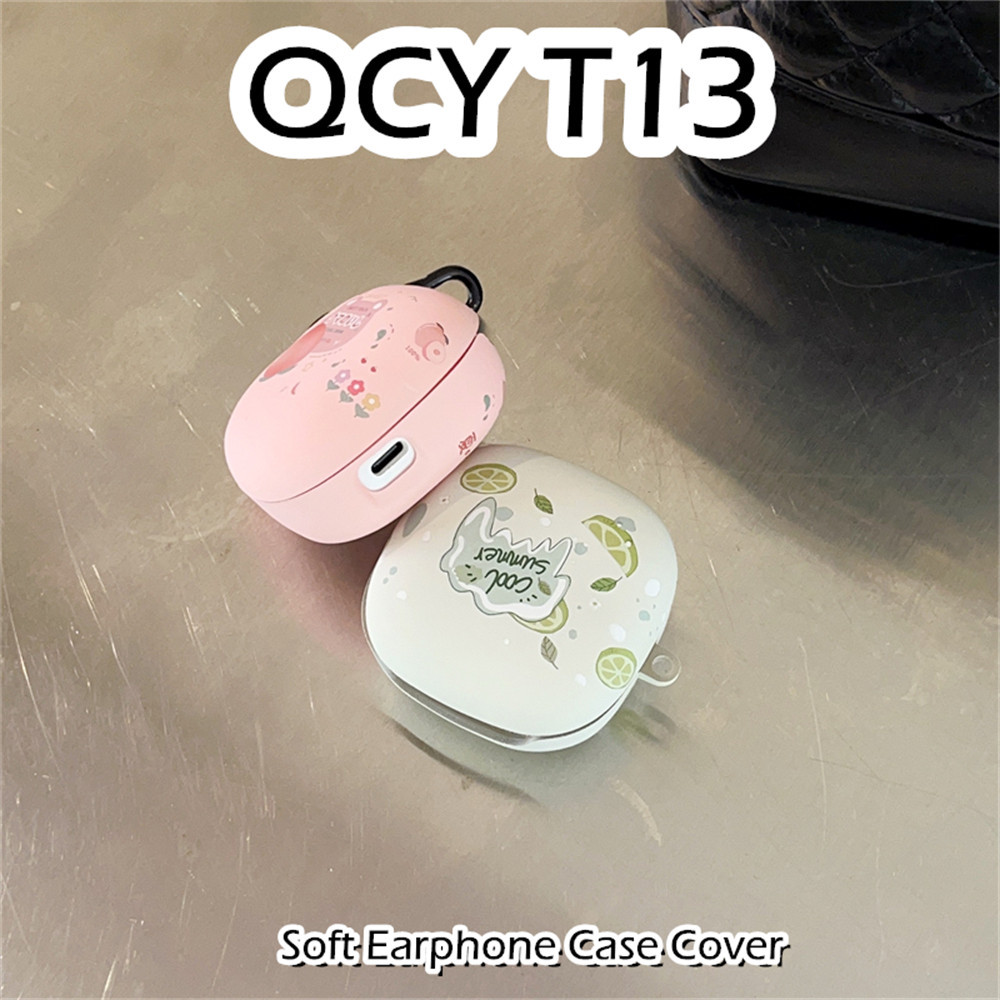 【Case Home】นําไปใช้กับ QCY T13 เคส Case เคสหูฟัง การ์ตูนชุดนวัตกรรม ซิลิโคนนุ่ม เคส เคสหูฟัง