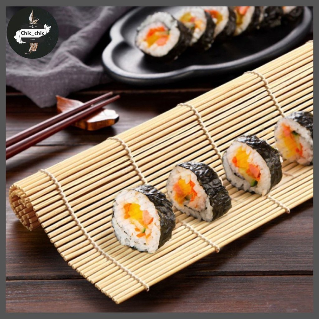 เสื่อม้วนซูชิ แผ่นม้วนซูชิ ที่ทำซูชิ #E-0060