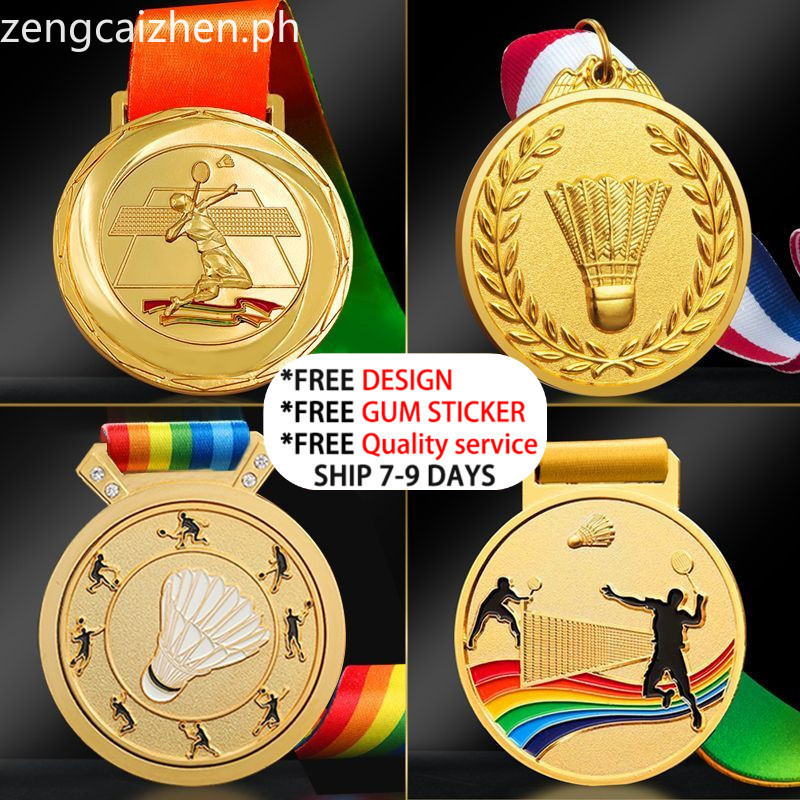 เหรียญแบดมินตัน 7 แบบ สั่งทําพิเศษ