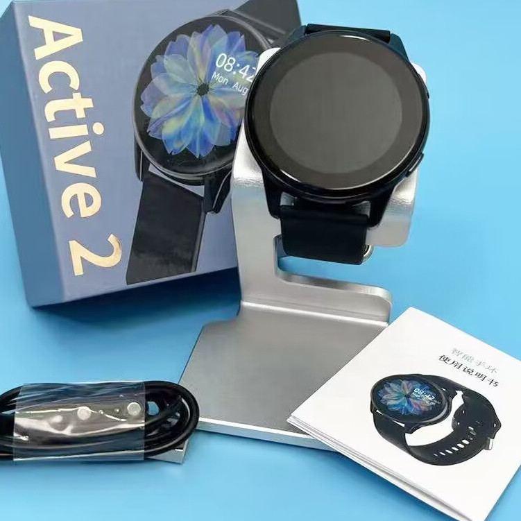Galaxy watch Active 2 สมาร์ทวอทช์ หน้าจอสัมผัส T2 Pro เชื่อมต่อบลูทูธ VS hello h12 SAMSUNG H11 ULTRA2