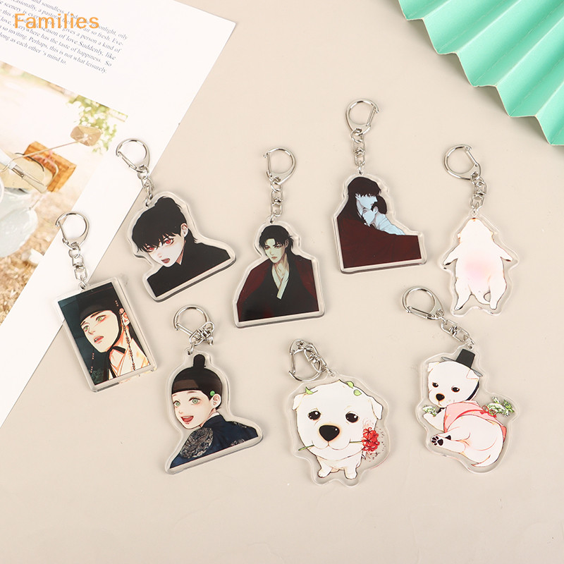 Families > Manhwa The Ghost 's Nocturne พวงกุญแจ Jaesgin Nok อะคริลิค Key Chain Man BL Manwha กระเป ๋ ารถจี ้ Kawaii เครื ่ องประดับพัดลมของขวัญ well