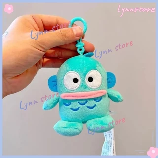 ของแท ้ Sanrio พวงกุญแจตุ ๊ กตาจี ้ การ ์ ตูน HANGYODON ตุ ๊ กตาของเล ่ นผ ้ าฝ ้ ายนุ ่ ม Kawaii HANGYODON ตุ ๊ กตาพวงกุญแจจี ้ สําหรับเด ็ กผู ้ หญิงของขวัญ