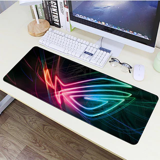 Thorsight แผ่นรองเมาส์มีไฟ RGB Gaming Mouse Pad แผ่นรองเม้าส์สำหรับเล่นเกมส์ 80cm×30cm Mousepads with Lights 7colors