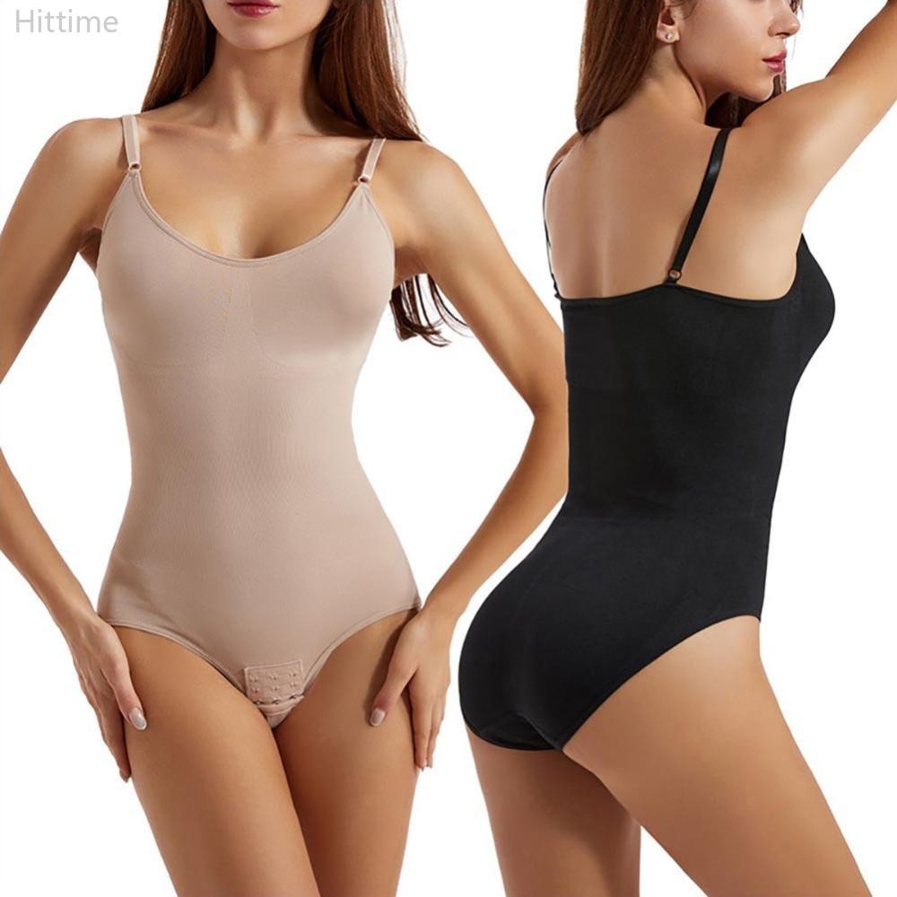 Hittime Seamless Shapewear Bodysuit Slimming Girdle ผู ้ หญิง One Piece Body Shaper Tummy Control Jumpsuits เอวเทรนเนอร ์ Corset J4L2