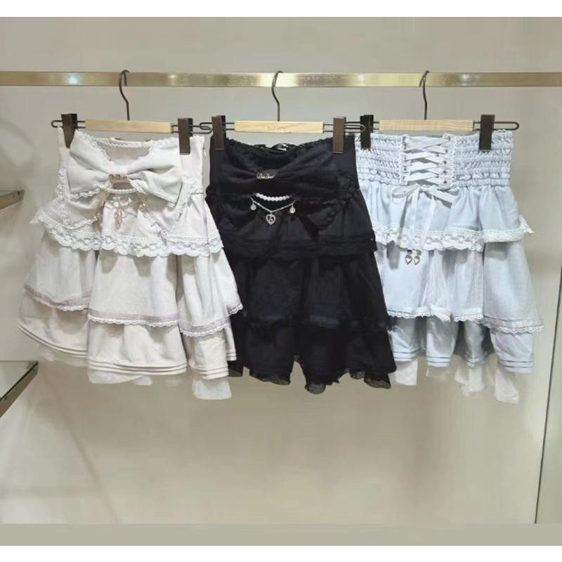 Jirai kei Lizlisa dupes กระโปรงโบว์ใหญ่สุด