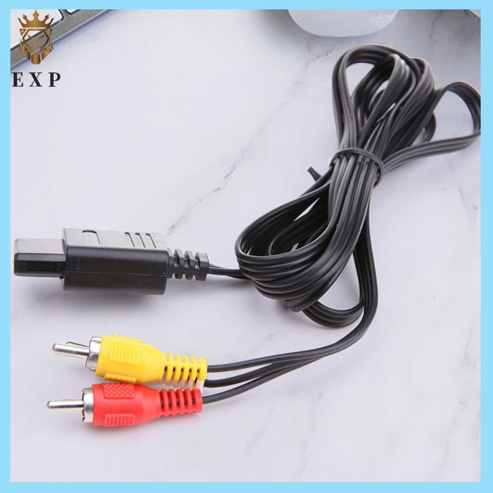 [ระเบิด1.th ] Av Audio Video A/V สายไฟทีวีสําหรับ 64 N64 GameCube NGC SNES SFC