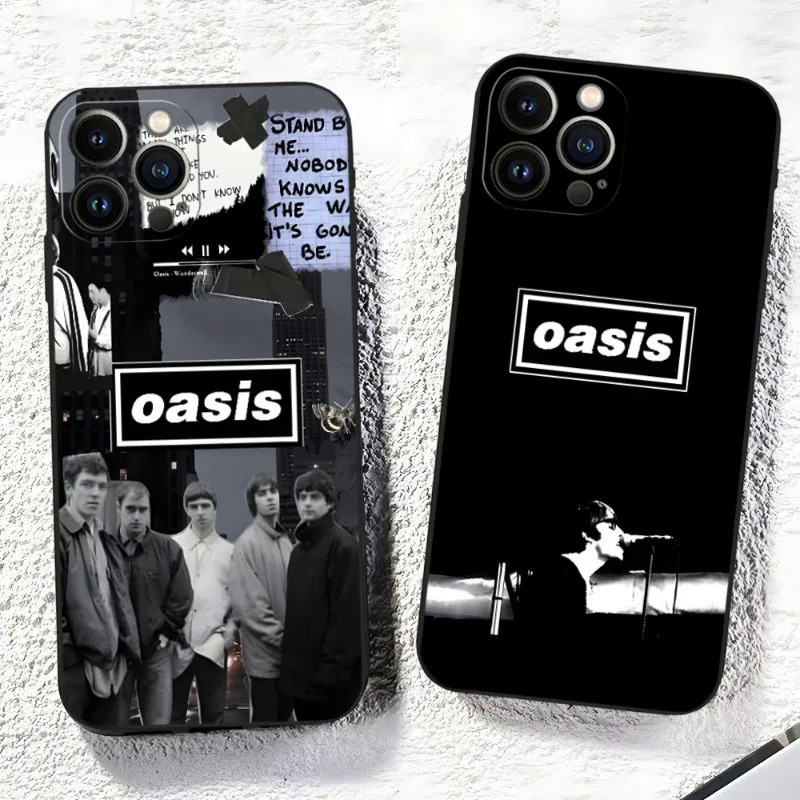 เคสโทรศัพท์วง Oasis สำหรับ Iphone 14 Pro 13 Mini 11 12 Max Xr ของขวัญที่สมบูรณ์แบบสำหรับคนรักดนตรี