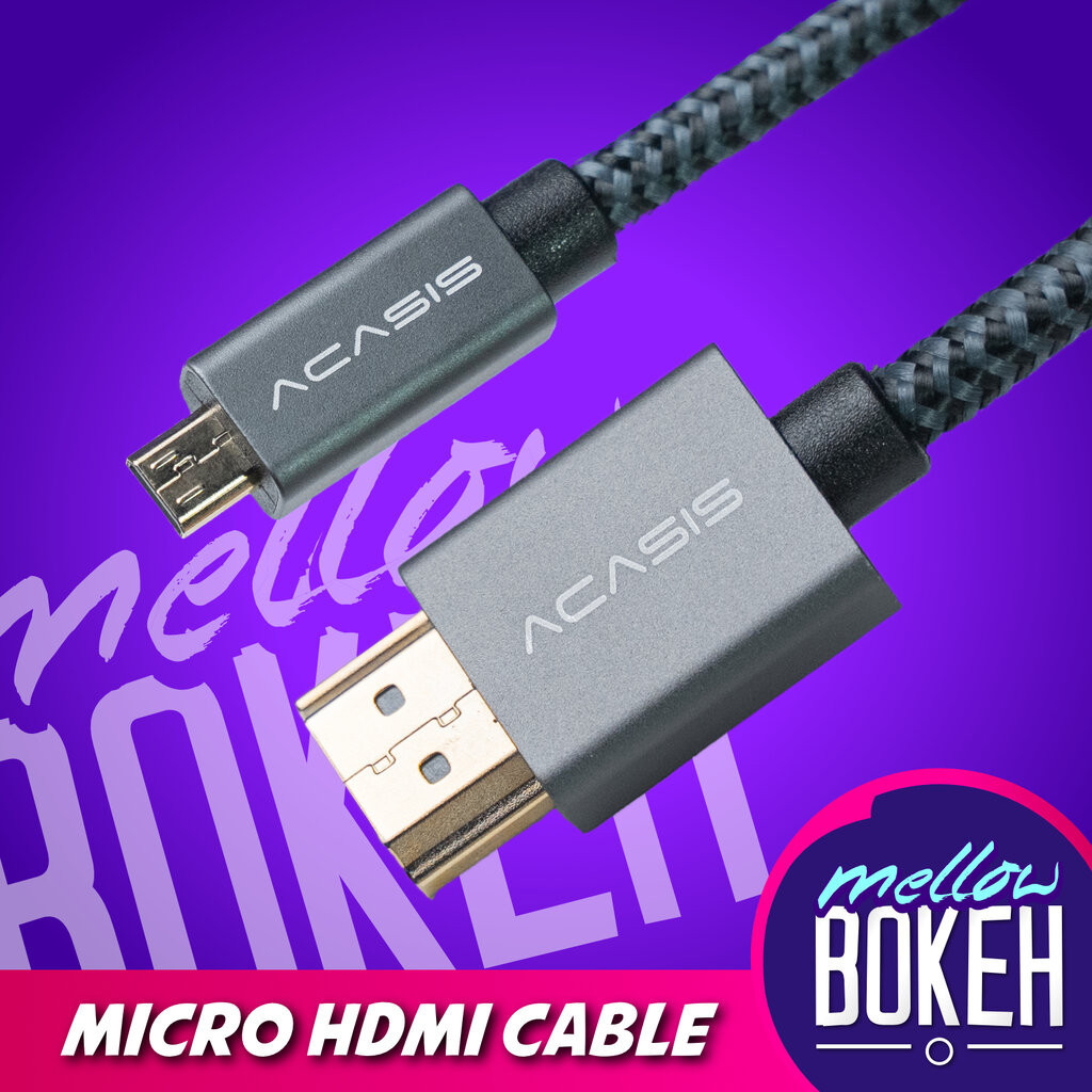 Acasis HDMI to Micro HDMI Cable สายแปลงสำหรับอุปกรณ์ที่ Output เป็น Micro-HDMI [รับประกัน 1 ปี]