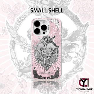สำหรับ iPhone 13 12 14 11 15 Pro Max XR X Plus XS SE 7 8 รูปแบบเทวดาวินเทจการ์ตูนบุคลิกภาพฮาร์ดเคสโทรศัพท์เคสไอโฟนสวยๆ