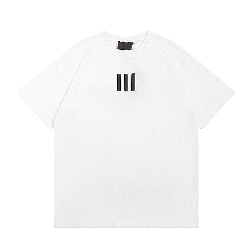 ถนนแฟชั่นผู้ชายและผู้หญิงผ้าฝ้ายเสื้อยืดตัวอักษรเสื้อแขนสั้นเสื้อลําลอง