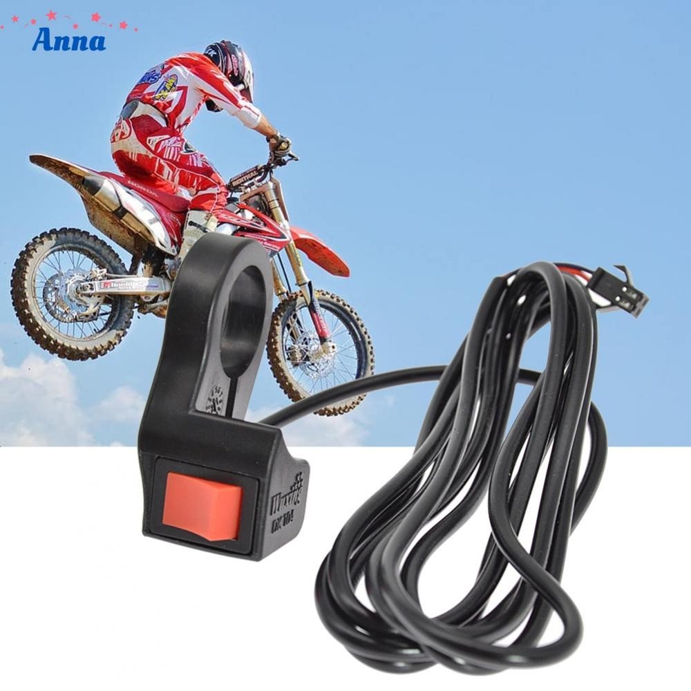 【Anna】Rocker Switch for Electric Bikes and Scooters Easy to Install any Purpose
