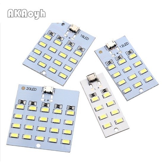 โคมไฟลูกปัด LED 8/12/16/20 แผง USB มือถือ ไฟแผงลอย ไฟฉุกเฉิน ไฟกลางคืน