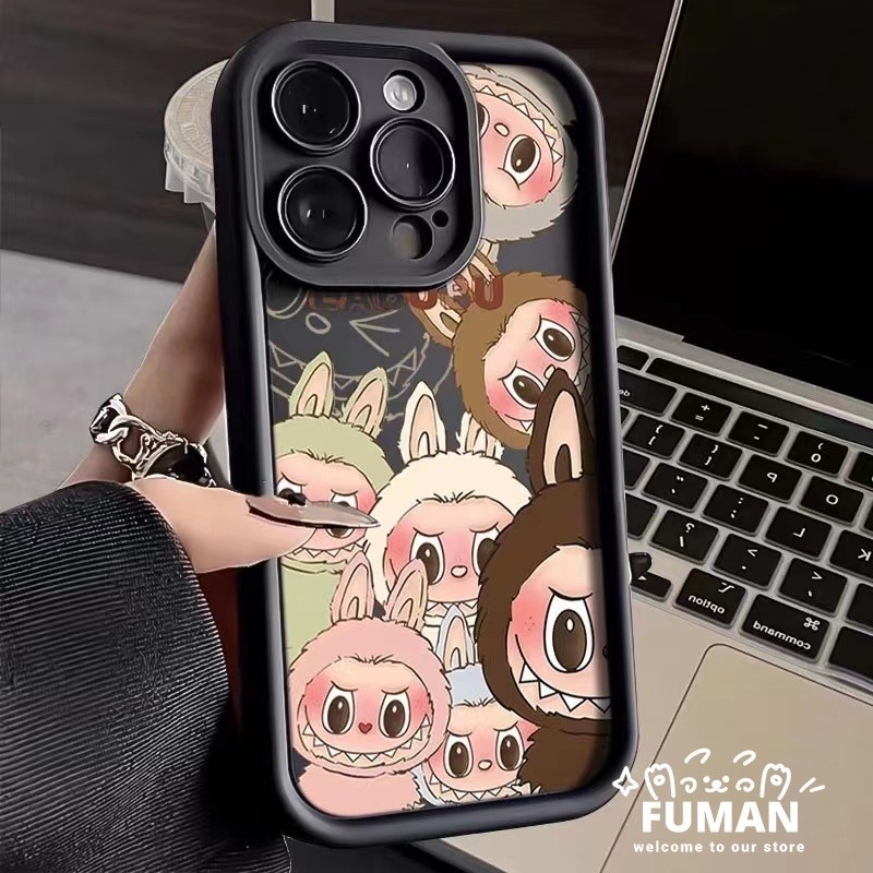 สําหรับ Vivo V23 V20 Pro V21 5G V21e 4G V23e V21s V15 V5 Lite V5s เคสโทรศัพท์น่ารัก POP MART Labubu 