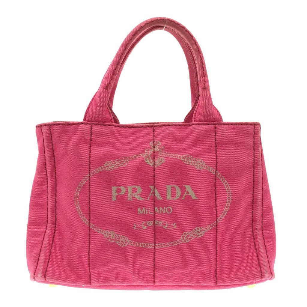 สินค้ามือสอง PRADA Tote bag canapa 1bg439 pink