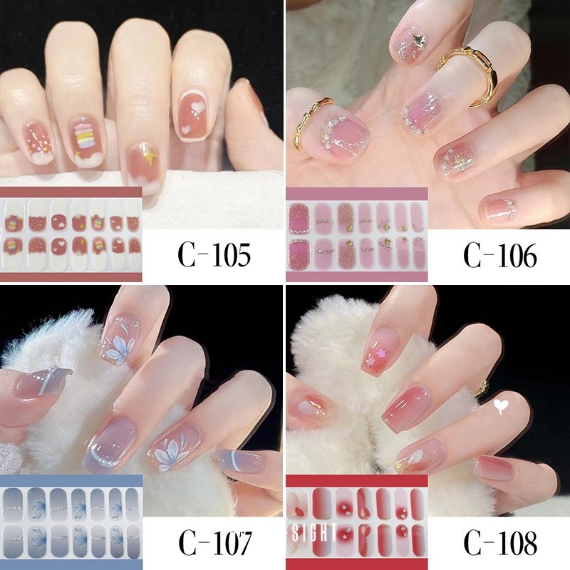 สติ๊กเกอร์ติดเล็บ แบบบาง ลายการ์ตูน ราคาถูกส่งจากไทย สติ๊กเกอร์ติดเล็บ 3D - รูปที่ 3