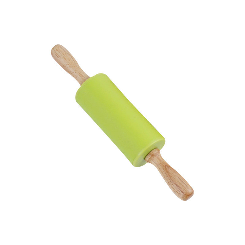 ความรุนแรง Non-Stick ซิลิโคน Rolling Pin ไม้ Handle Pastry Dough แป้ง Roller ครัวทําอาหารเบเกอรี่เครื่องมือสําหรับพาสต้าคุกกี้แป้ง ราคา ถูกที่สุด ดีลบีเคเค แกลเลอรีภาพที่ 8