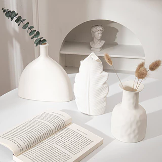 Ins Nordic สไตล ์ แจกัน Creative Minimalist แจกันดอกไม ้ เรือตารางเครื ่ องประดับตกแต ่ งบ ้ าน