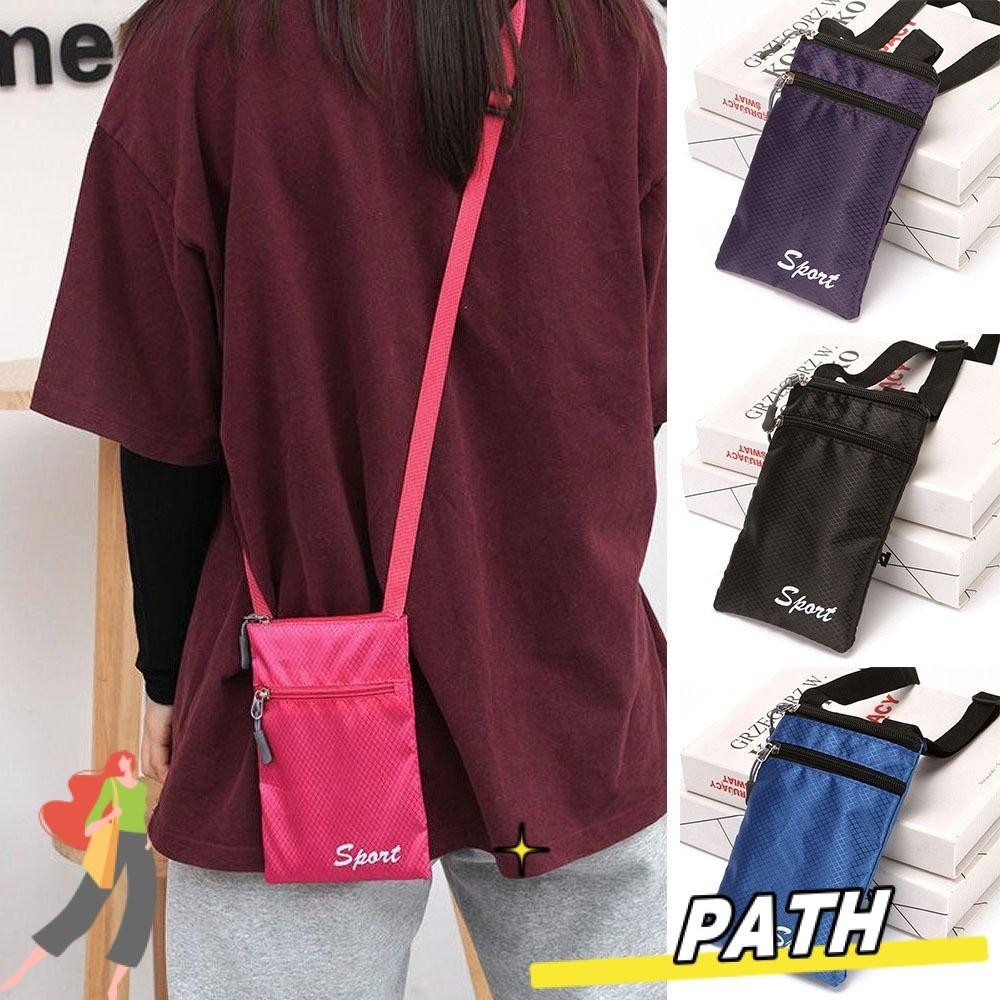 Path Phone Bag, Simple Soild Color Shoulder Bag, Square Crossbody Bags Shopping