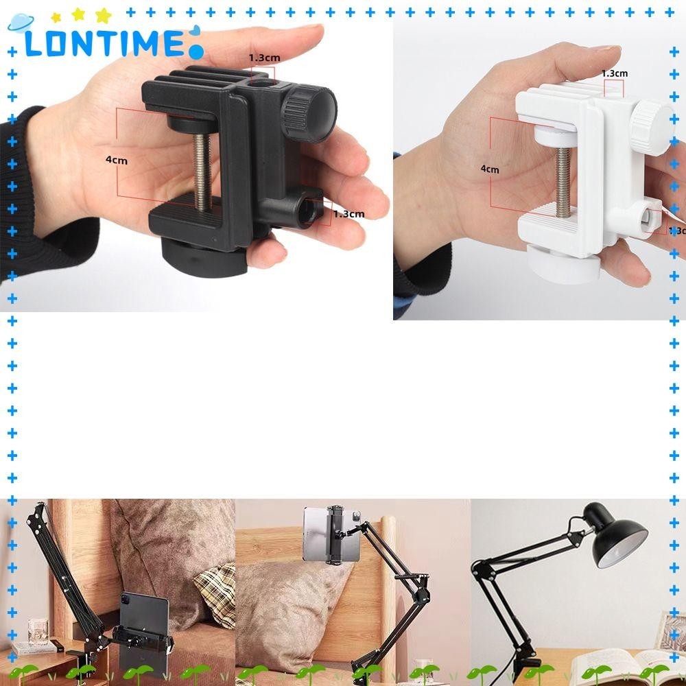 Lontime Bracket Clamp Lighting Accessories Mic Stand Fittings Base Hose Mounting Fittings Tablet Holder
