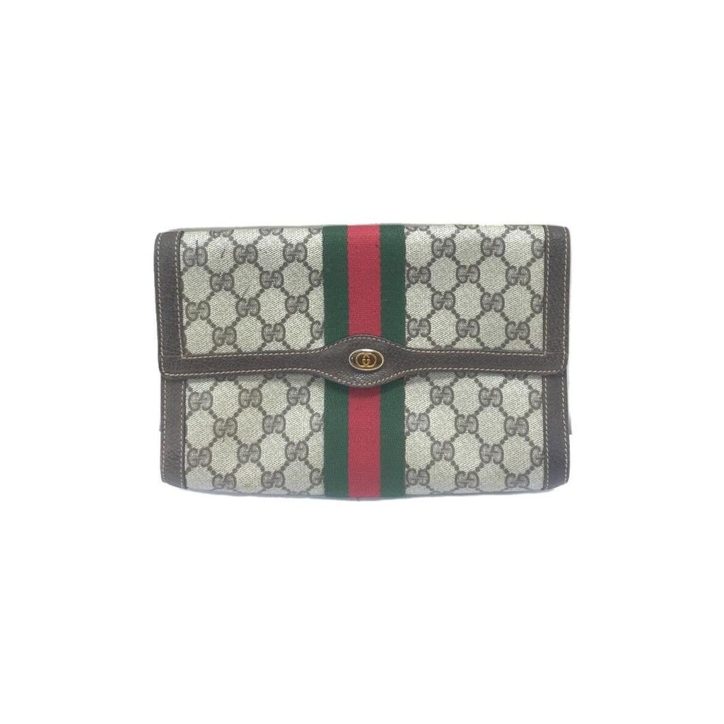 GUCCI Clutch Bag Sherry Line Vintage Direct from Japan Secondhand