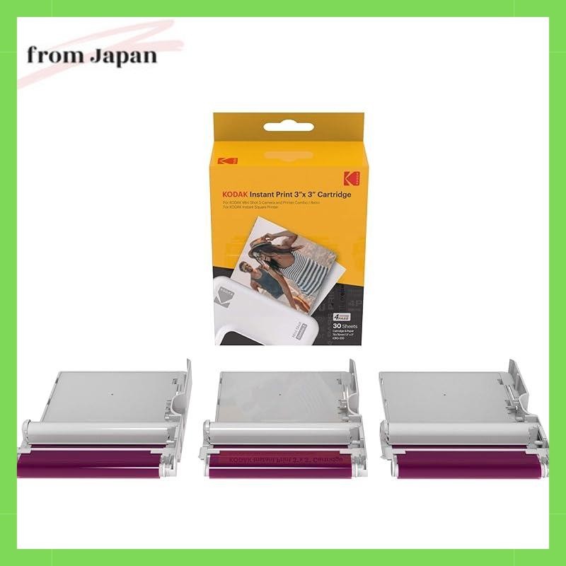 Kodak Mini 3 & Mini Shot 3 Series 3X3 ตลับหมึกพร ้ อมกระดาษและริบบิ ้ นสี 60 แพ ็ ค