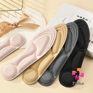 Taika พื้นรองเท้าผู้หญิง แผ่นเสริมรองเท้า เพื่อสุขภาพ ป้องกั…