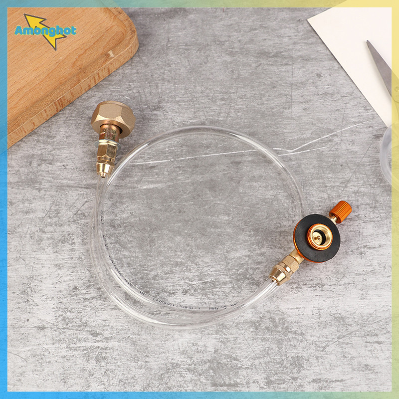 Amonghot > 1 ชุดกลางแจ ้ ง Camping เตาแก ๊ สโพรเพนเติม Burner Coupler อะแดปเตอร ์ ใหม ่