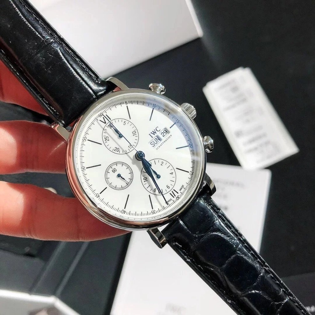 Original Sapphire Leather Strap Mechanical Watch Men 's Watch