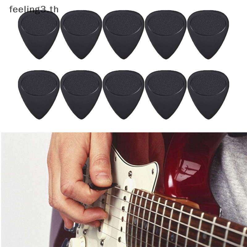 { Feeling3.th } 10 ชิ้น 0.7 มม. กีตาร์ไฟฟ้าอะคูสติก Picks Plectrums สําหรับเครื่องดนตรีสีสุ่ม
