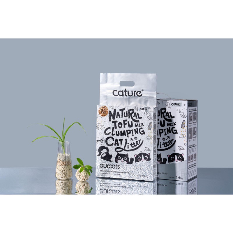 Tofu CATURE Soy Cat - ทรายแมวที่ฟลัชโถส้วม