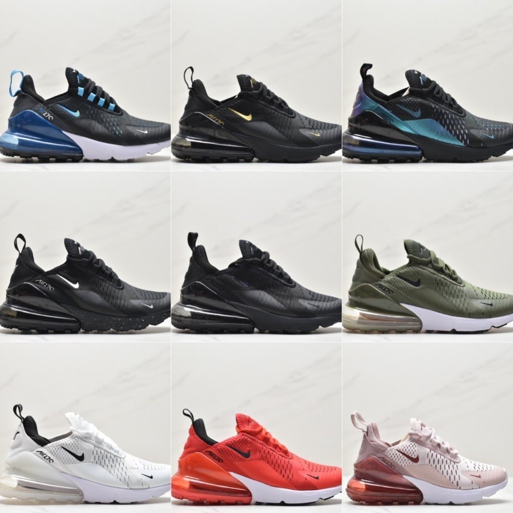 Fiery fire Ready Stock NK AIRMAX 270 REACT GRED 5A FREESTYLE VIRAL SNEAKER ผู ้ ชายและผู ้ หญิง AO4971-002