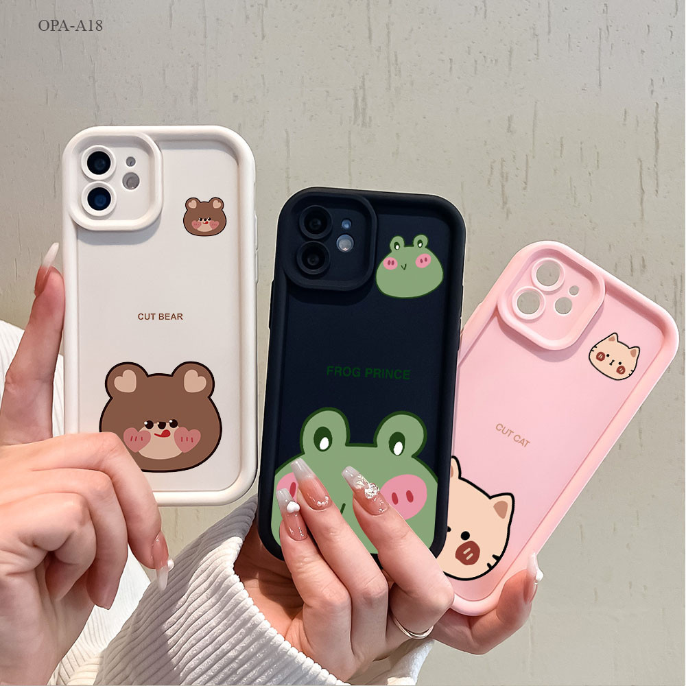 OPPO A18 A17 A38 A31 A15 A16 A3S A58 A54 A94 A57 A7 A5S A12 A9 A16K A78 A74 A76 Reno 10 5 Pro 4G 5G 2020 เคสออปโป้ JT