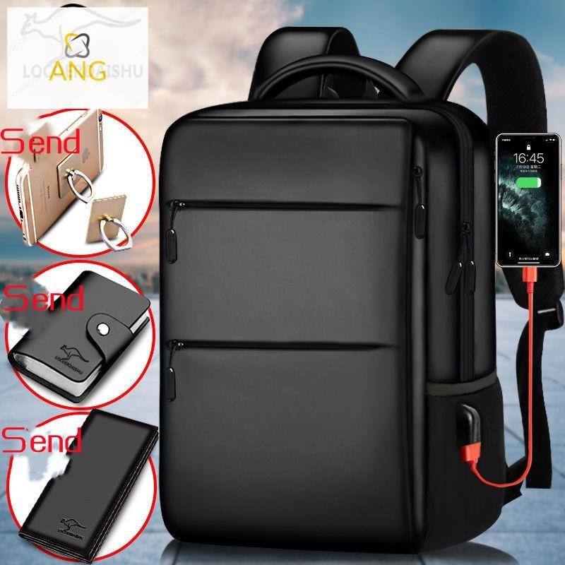 New 15-Inch Charging Backpack For Men And Women 14-Inch Laptop 15.6 Business Shoulder Travel School Bag