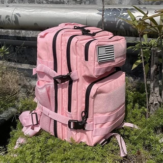 25L/45L ทหารยุทธวิธีกระเป๋าเป้สะพายหลังกลางแจ้งการฝึกอบรมกระเป๋าเดินป่า Camping Travel Rucksack 3D Trekking Molle Knapsack