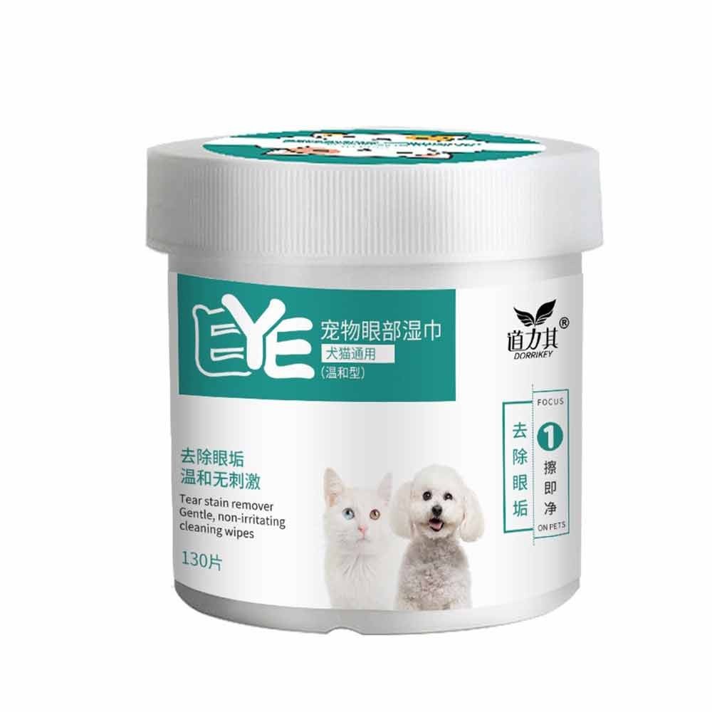 Pet Dog Cat Eye Ear Cleaner Wet Tissue Grooming Wipes Care Tear Stain Remover Drop Cleaning Tissue