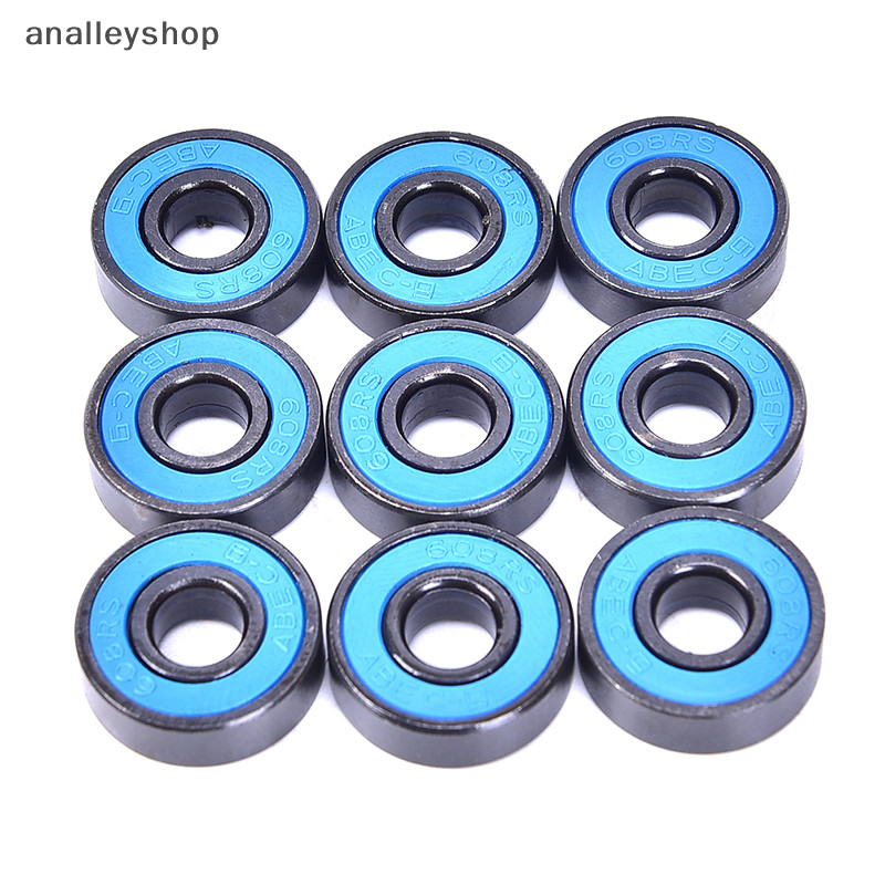[Analleyshop] 10 ชิ้น/เซ็ต 608 2RS Bearing Deep Groove Steel Sealed Ball Bearings 608RS 608-2RS [th]