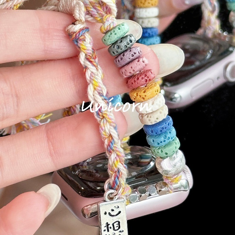 Band สําหรับ Apple Watch สาย 40 มม.44 มม.49 มม.42 มม.46 มม.38 มม.ธรรมชาติ Volcano Lava Stone สร้อยข้อมือสําหรับ iWatch Ultra Series 10 9 8 7 6 SE 5 4 3 สําหรับผู้หญิง 45 มม.41 มม. ราคา ถูกที่สุด ดีลบีเคเค แกลเลอรีภาพที่ 9
