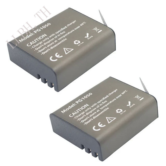 1050mAH PG1050 Battery + Dual Charger For EKEN H9 H9R H3R H8R H8PRO H8 For SJCAM SJ4000 SJ 4000 SJ50