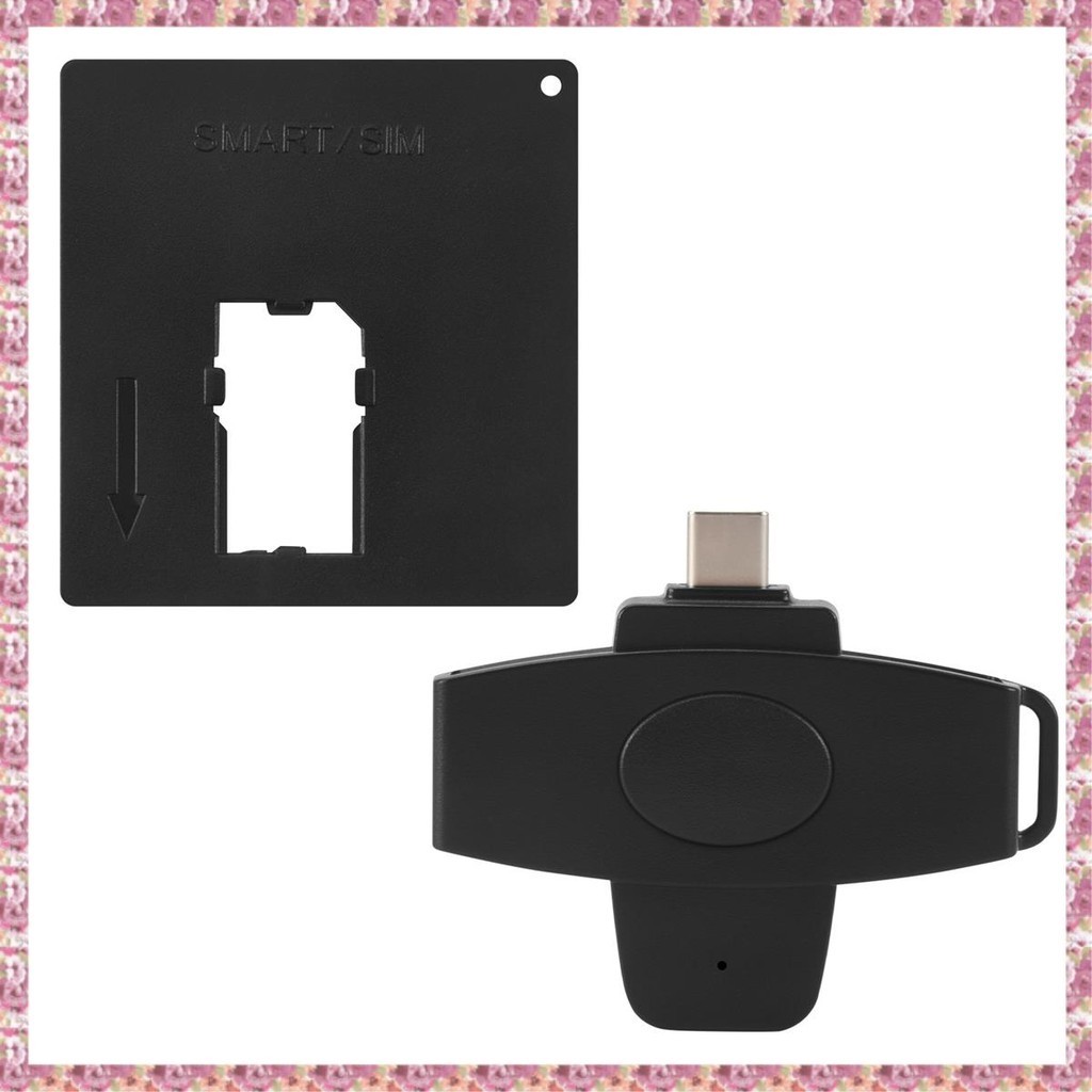 [VCR3 Smart Card Reader Type-C Bank Tax Declaration SIM Card/IC Card ID Card Reader