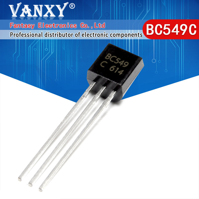 100pcs BC549C TO-92 BC549 TO92 ทรานซิสเตอร์ BC549B BC548B BC547B BC547 BC546B BC560C BC560B BC560 BC