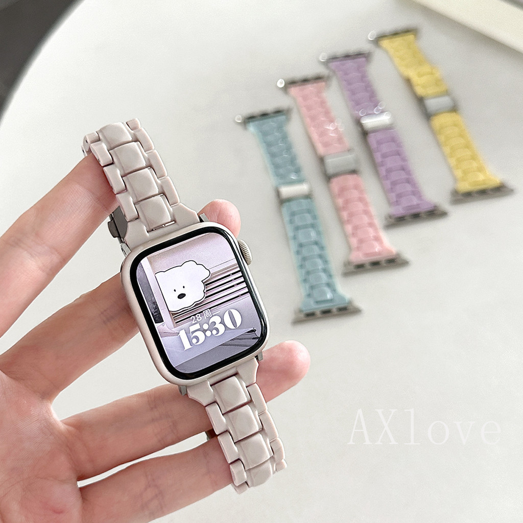 สายเรซินสีลูกกวาดเหมาะสําหรับ แอปเปิล ดู 46มม ชุด 10 พิเศษ 2 49 มม.41 มม.40 มม.42 มม.44 มม.45 มม.38 มม.กีฬานาฬิกาเปลี่ยนสายนาฬิกาข้อมือสําหรับ ฉันดู 9 8 7 6 กับ 5 4 3 2 1 รั้ง