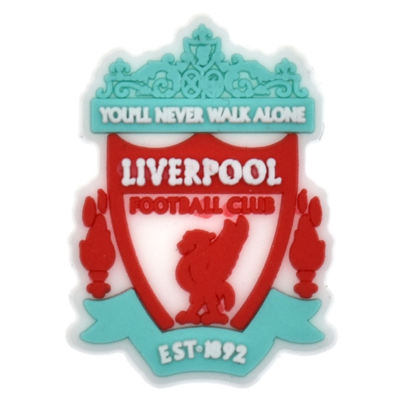 เกมฟุตบอล Jibbit ปุ่ม Pins รองเท้าฟุตบอลตกแต่ง Charms DIY Premier League และ Campeonato Brasiliaro Série A และ UEFA Champions League รองเท้าอุปกรณ์เสริมสําหรับ Croc
