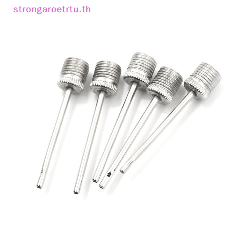 Strongaroetrtu 5 ชิ้นกีฬา Inflag Pin หัวฉีดฟุตบอลบาสเกตบอลปั๊มลม 5 ชิ้น/เซ็ตกีฬา Inflag Pin หัวฉีดฟุตบอลบาสเกตบอลปั๊มลม 5 ชิ้น Outdoor Sp